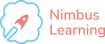 Logo de Nimbus Learning représentant une fusée rose s'envolant à travers un nuage bleu.