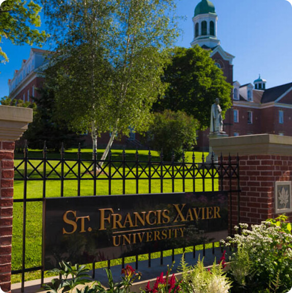 The gates at the front of St. Francis-Xavier University are red brick and iron pickets. Nimbus Learning is partnered with leaders in student learning services. See how these organizations are using our platform to improve tutoring in university.